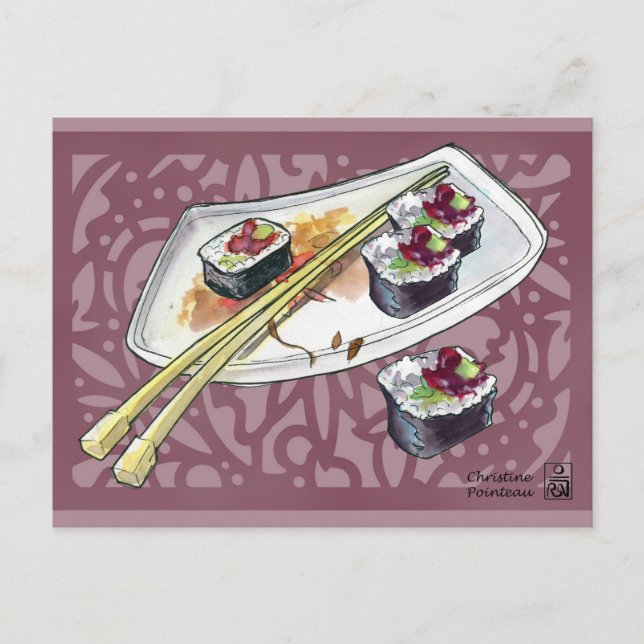 Sushi Bites Postcard (Front)