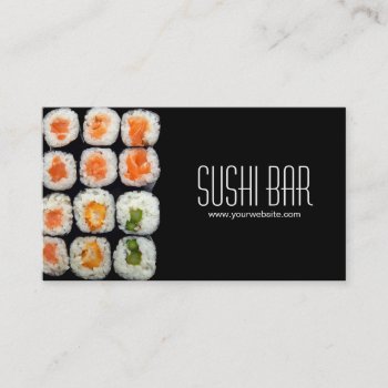 Sushi Business Card by Frankipeti at Zazzle
