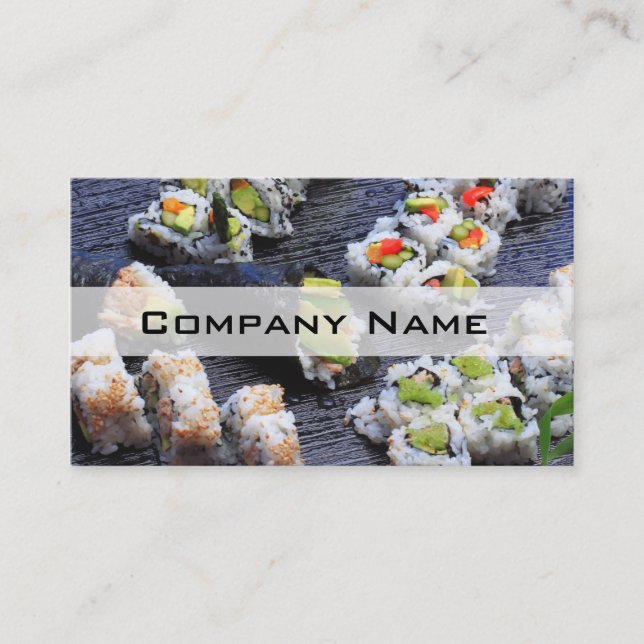 Sushi Business Card (Front)