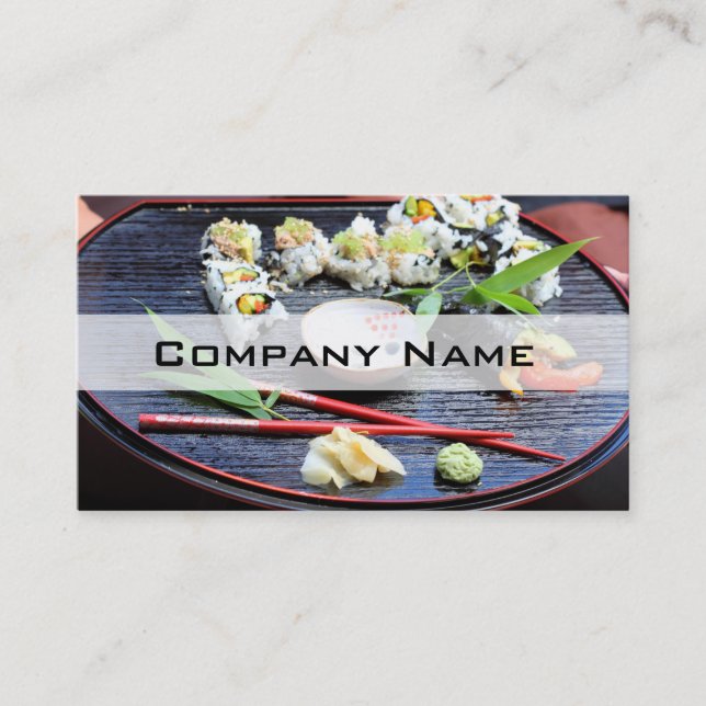 Sushi Business Card (Front)