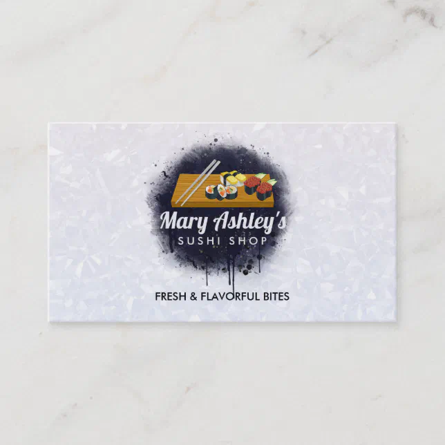 Sushi business cards | Zazzle