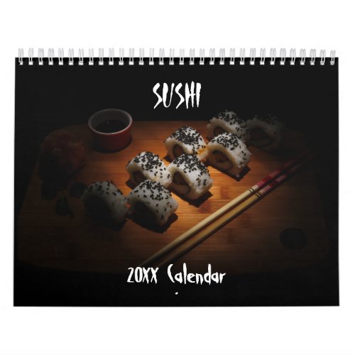 Sushi Calendar