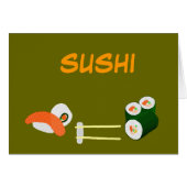 Sushi card (Front Horizontal)