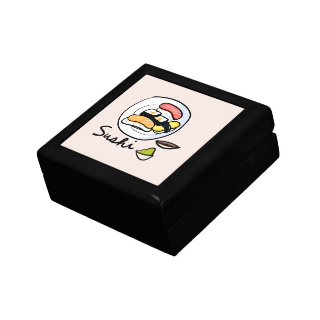 Sushi cartoon cute Japanese art Gift Box (Side)