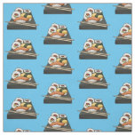 Sushi cartoon illustration  fabric