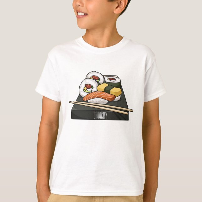 Sushi cartoon illustration  T-Shirt (Front)
