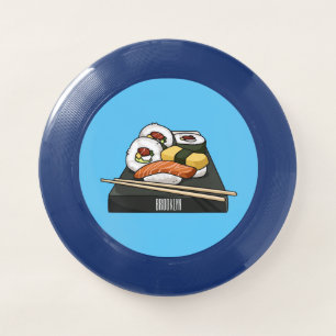 Sushi cartoon illustration  Wham-O frisbee