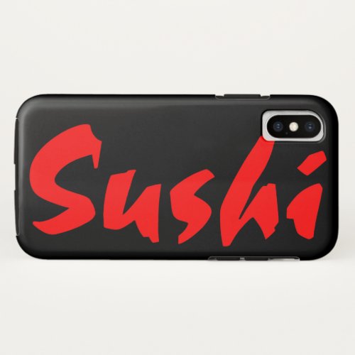 Sushi iPhone X Case