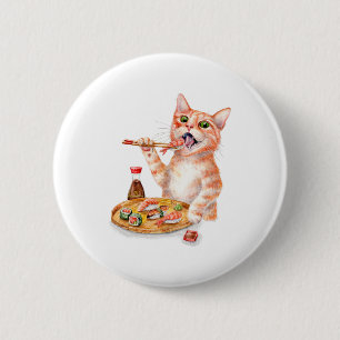 Sushi Cat Button