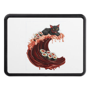 Sushi Cat Dreams � Quirky Japanese Food Kitty Hitch Cover