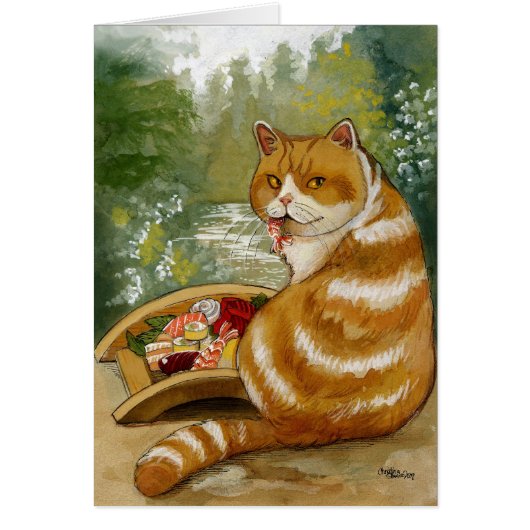 Sushi Cat Misty Bridge Cards (Front)