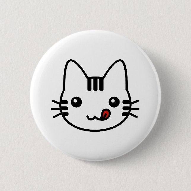 Sushi Cat Pinback Button (Front)