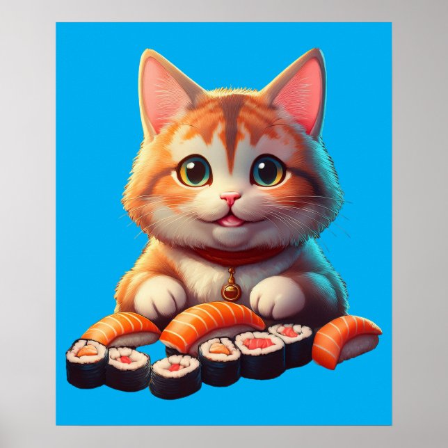 Sushi Cat Poster (Front)