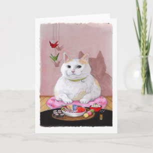 Sushi Cat — Sashimi Sweetie Card