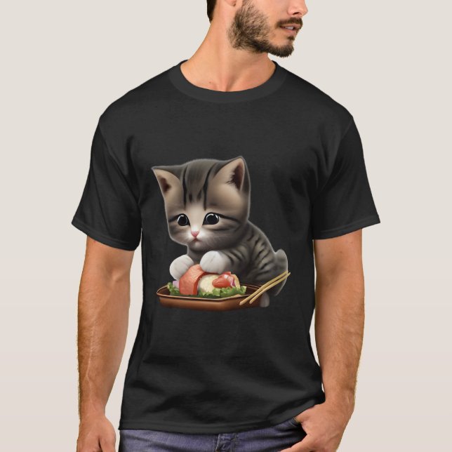 Sushi Cat T-Shirt (Front)