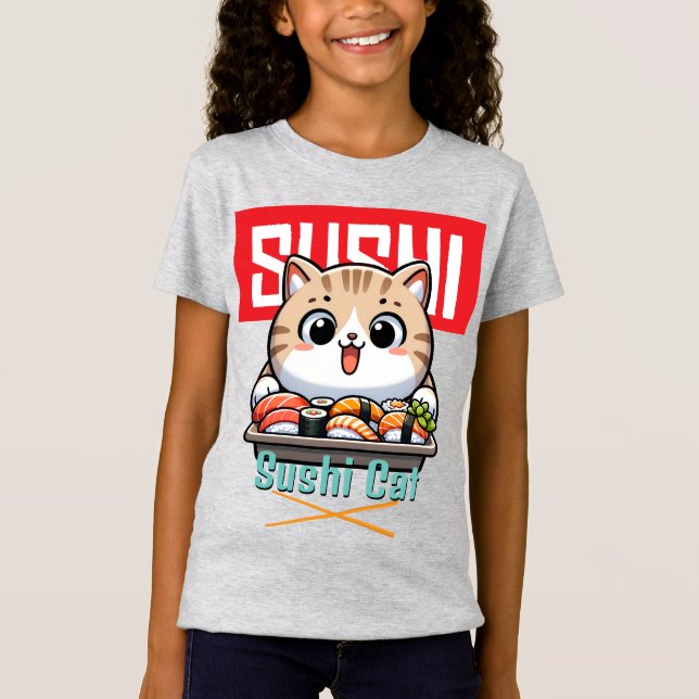 Sushi Cat T-Shirt (Front)