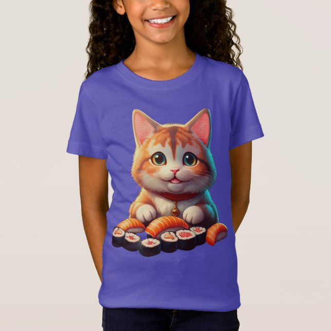 Sushi Cat T-Shirt (Front)