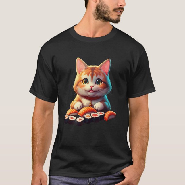 Sushi Cat T-Shirt (Front)