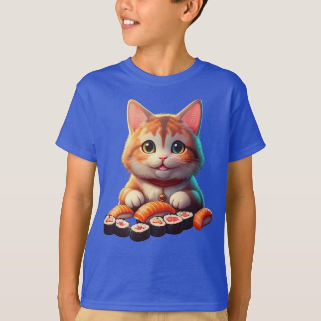 Sushi Cat T-Shirt (Front)