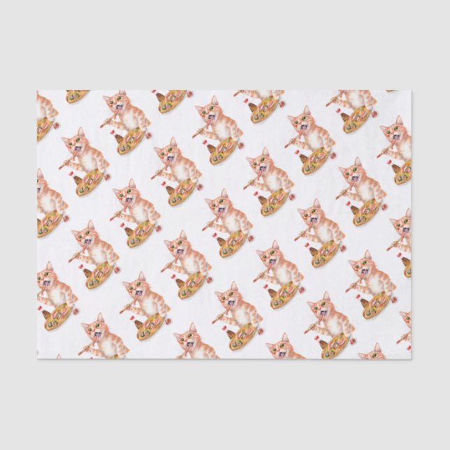 Sushi Cat Tissue Paper (Front)