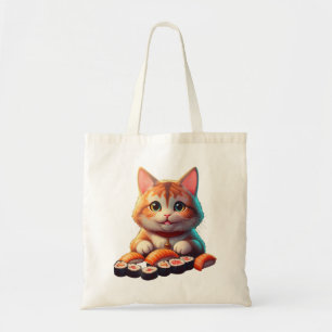 Sushi Cat Tote Bag