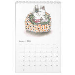 Sushi Cats Calendar at Zazzle