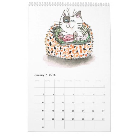 Sushi Cats Calendar