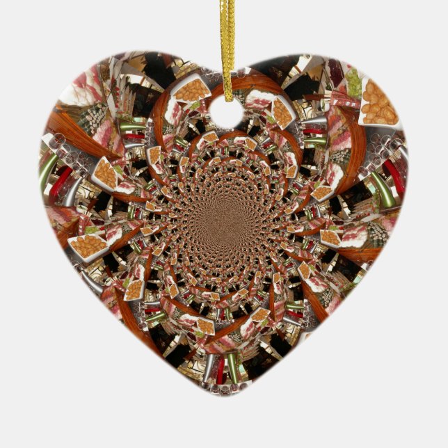 Sushi Ceramic Ornament (Front)