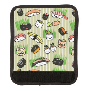 Sushi Characters Pattern Luggage Handle Wrap