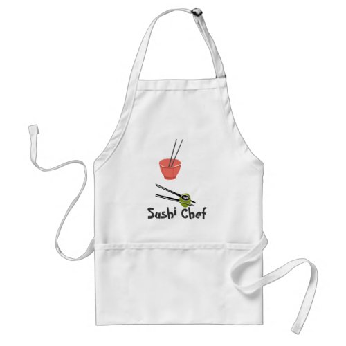 Sushi  Chef Adult Apron