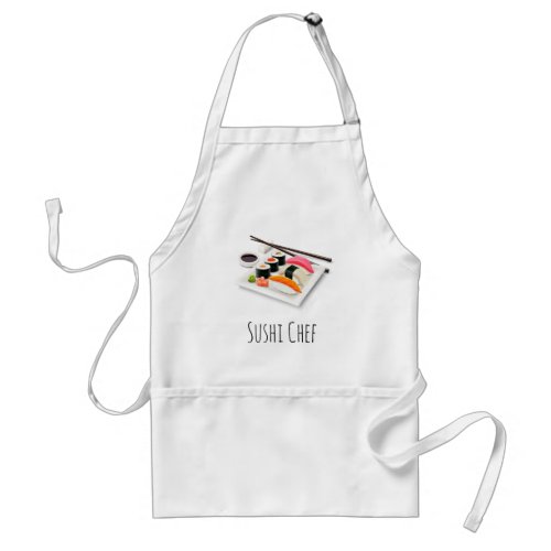 Sushi Chef Japanese cooking Adult Apron