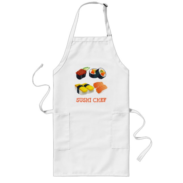 Sushi Chef Long Apron (Front)