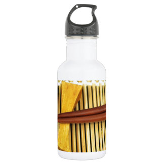 Sushi Chopsticks Sensei Masters Wood Bamboo Stainless Steel Water Bottle