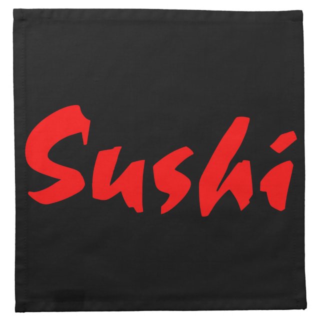 Sushi Cloth Napkin (Front)