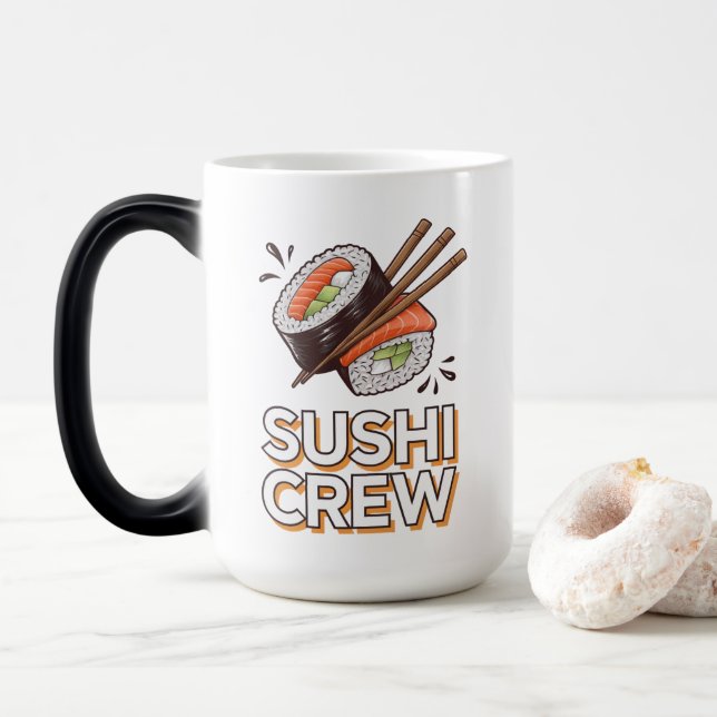 Sushi Crew Color Morph Mug (With Donut)