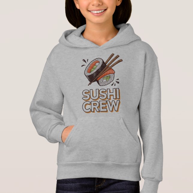 Sushi Crew Hoodie (Front)
