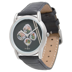 Sushi custom monogram watches
