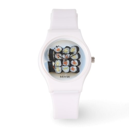 Sushi custom monogram watches