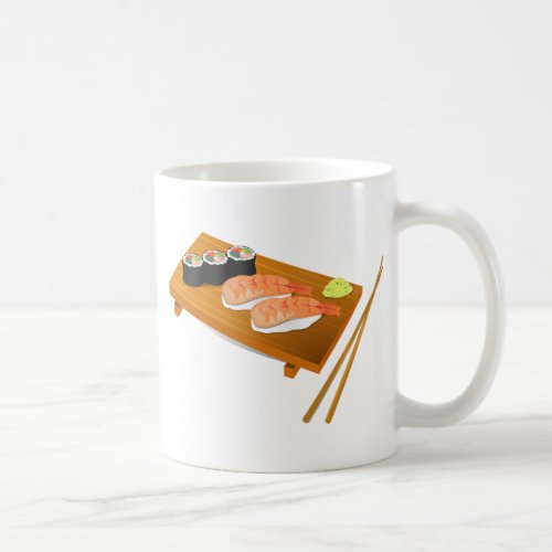 Sushi cute Japanese food Coffee Mug
