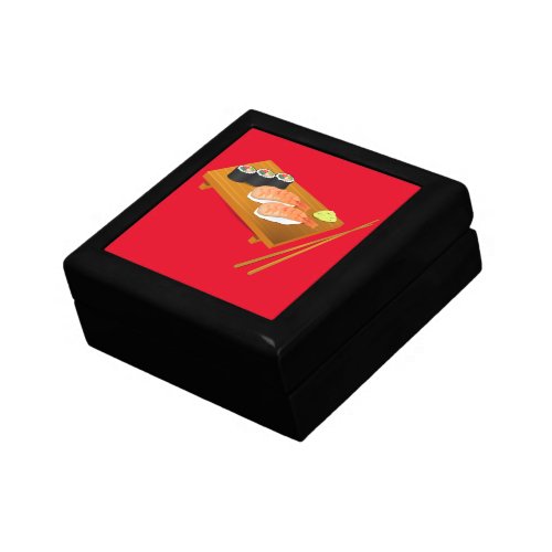 Sushi cute Japanese food Keepsake Box