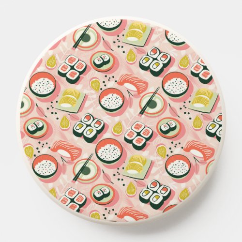 Sushi Delight _ Cute Kawaii Japanese Food Loverâs PopSocket