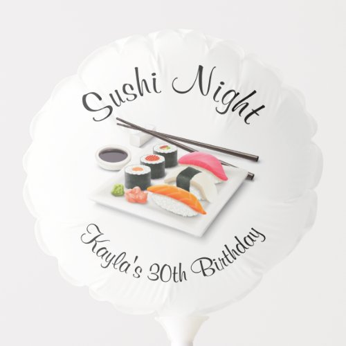 Sushi Dinner Party Balloon