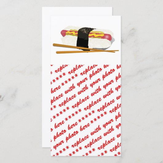 Sushi Dog And Chopsticks (Front/Back)