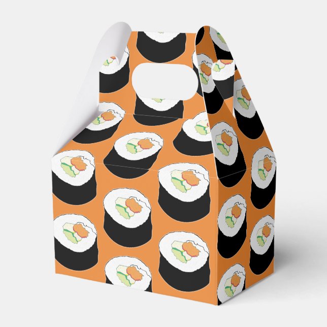 SUSHI FAVOR BOXES (Back Side)