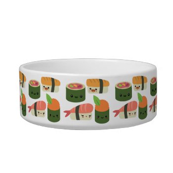 Sushi Friends Bowl by Middlemind at Zazzle