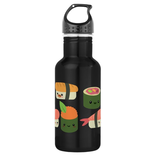 Sushi Friends Water Bottle (Front)