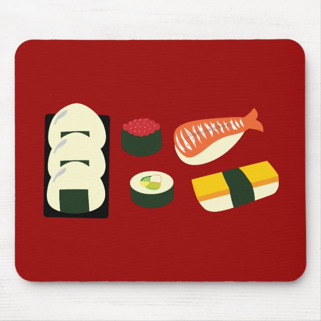 Sushi Fun Mouse Pad (Front)