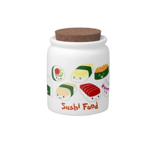 Sushi Fund cute change jar