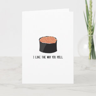 SUSHI GREETING CARD