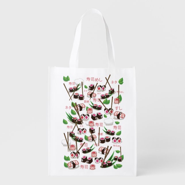 Sushi Grocery Bag (Front)